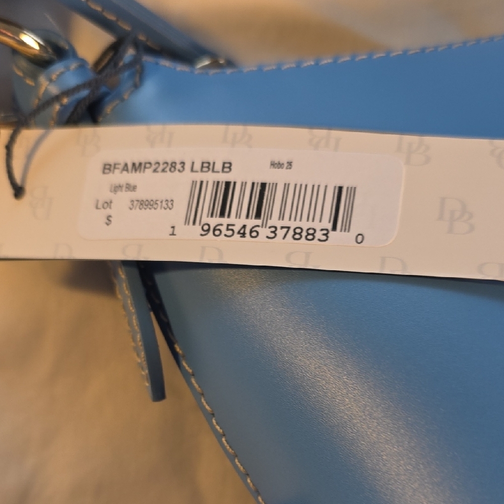 Dooney & Bourke Sky Blue Shoulder Bag - Picture 5 of 10